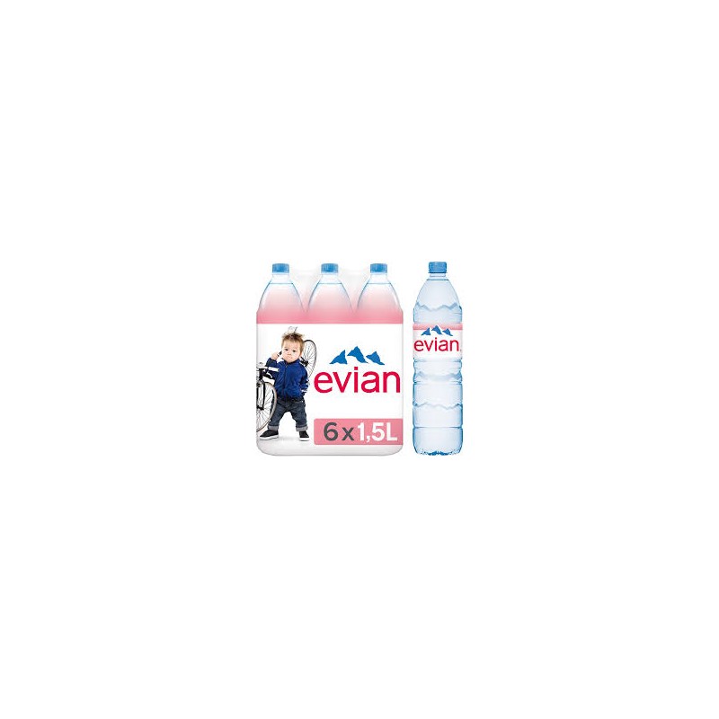 Evian 1,5L x6 bouteilles