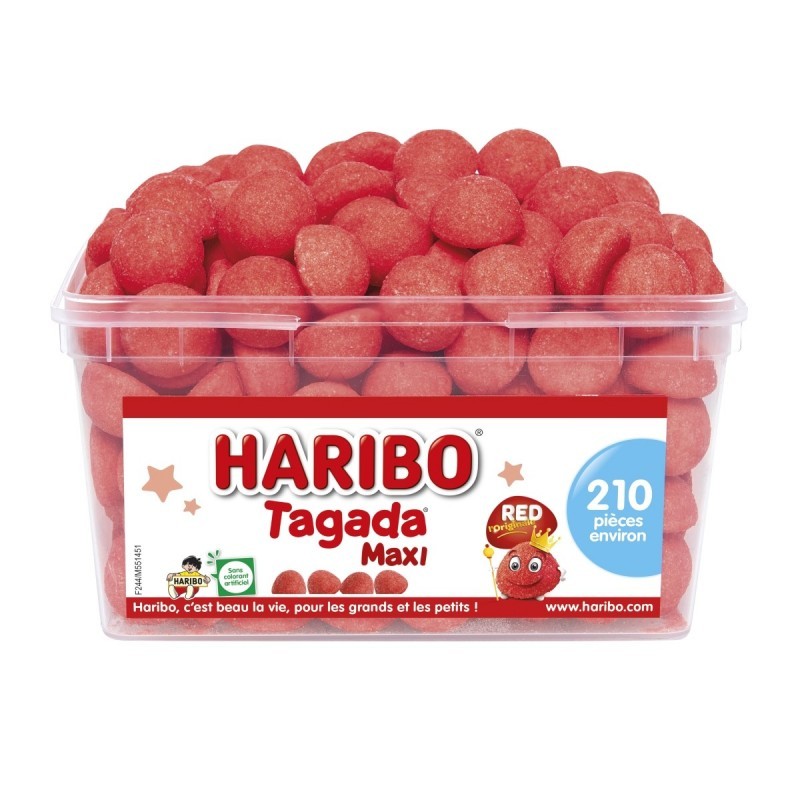 Bonbons fraises Tagada Haribo x 210