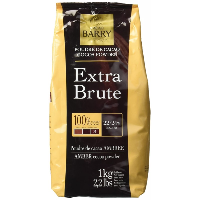 Poudre de cacao extra brute Barry - 1kg