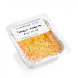 Lasagne au saumon barquette