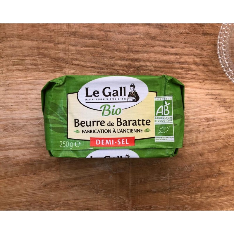 Beurre de baratte bio demi-sel Le Gall
