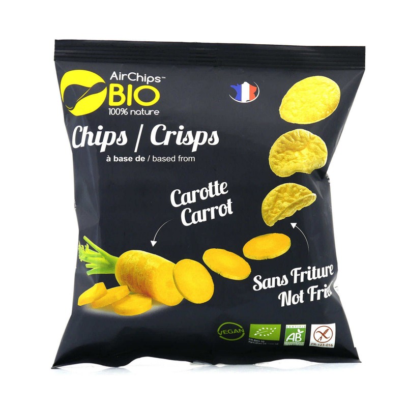 Chips carotte sans friture